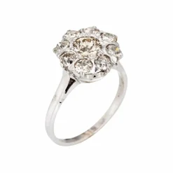 Vintage Art Déco 1.70ct diamond ring cluster