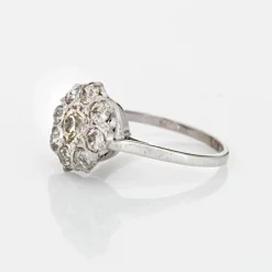Vintage Art Déco 1.70ct diamond ring cluster