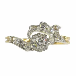 Vintage, Bague diamant