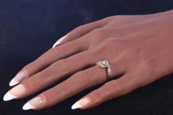 Vintage, Bague diamant