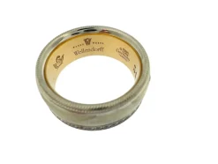 Wellendorff - bague cinétique or blanc, or rose, émail et diamants