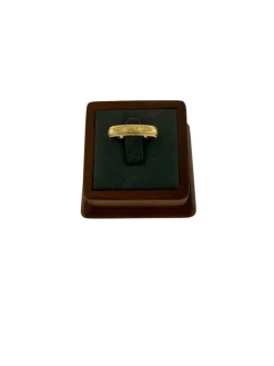 Wellendorff, bague cinétique en or jaune, émail et diamants